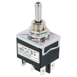 VIPPSTRÖMBRYTARE (ON)/OFF/(ON) 2-LINJER ST7026