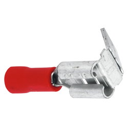 CONNECTOR FEMALE 6,5/6,3 RED 10PCS ST71407