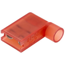 FLAG TERMINAL 6,3MM RED 10 PCS ST71422