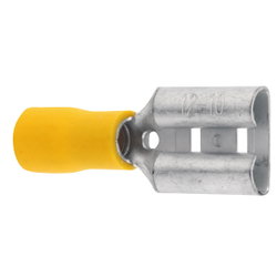 CONNECTOR FEMALE 9,5 YELLOW 10 PCS ST71606