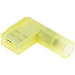 FLAG TERMINAL 6,3MM YELLOW 10 PCS ST71619