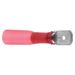 CONNECTOR HEAT SHR. DISC. MALE RED 10PCS 6,35MM ST850701