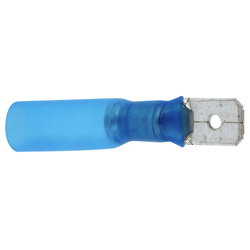 CONNECTOR HEAT SHR. DISC. MALE BLUE 10PCS 6,35MM ST850702