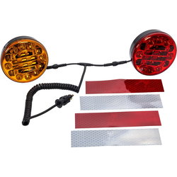 LED LIGHTS AND REFLECTORS FOR OVER WIDTH LIGHT SET ST860016