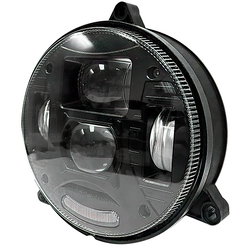 AJOVALO LED PYÖREÄ 132MM 3-PISTE MUSTA ST86254M