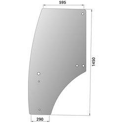 OVILASI JOHN DEERE 5M 6D 2009- VAS. T6619