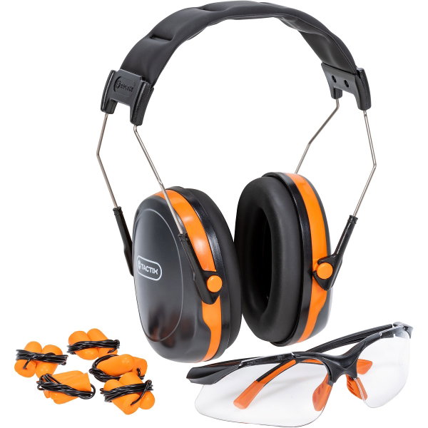 HEARING PROTECTOR WITH SAFETY GLASS AND PLUGS - TAC488516 - IKH