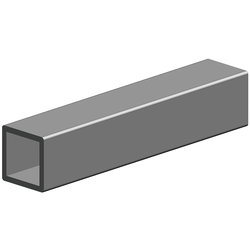 FYRKANTSRÖR 20X20X1,5X2000MM STÅL TE2020