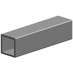 FYRKANTSRÖR 25X25X1,5X2000MM STÅL TE2525