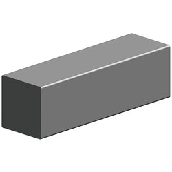 FYRKANTIG STÅLSTÅNG 8X8X2000MM TE88