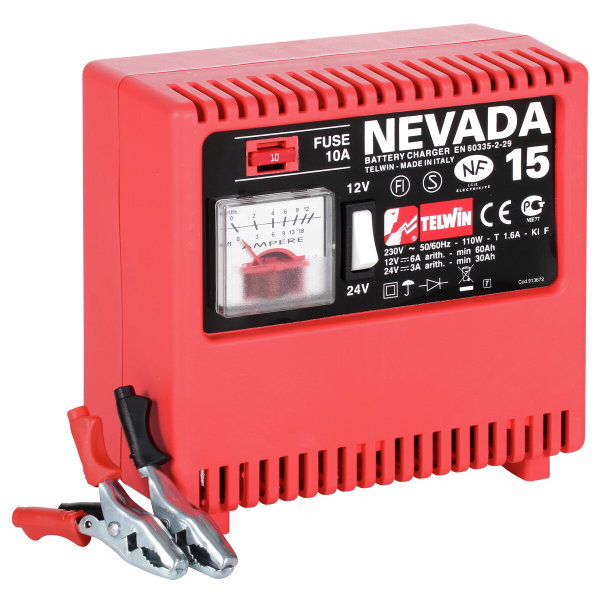 BATTERILADDARE 12/24V 6/3A NEVADA 15 TEL015