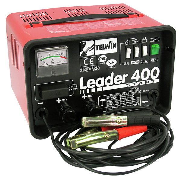 AKKULATURI / APUKÄYNNISTIN 12/24V 180A LEADER 400 TEL205