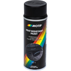 SPRAYFÄRG VÄRMEBESTÄNDIG 400ML SVART TIP04031