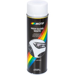 ACRYL LACKSPRAY CAR WHITE GLOSSY 500ML TIP8004