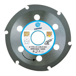 KAPSKIVA 115X2,0X22,2MM FÖR TRÄ / PVC TPG41990