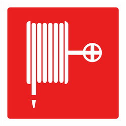 BRANDSKYLT BRANDSLANG 200X200MM EFTERLYSANDE TRA042