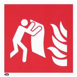 BRANDSKYLT BRANDFILT 200X200MM TRA116