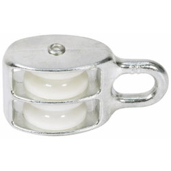 DUBBELBLOCK 8X30MM GALV/NYLON TT0302