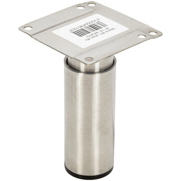 PIPE FOOT 85-130 X 30/33MM ROUND STAINLESS STEEL - TT11320 - IKH