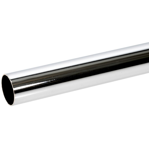 CLOTHES BAR 25X1,0MM 2M CHROME TT11413