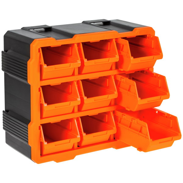 PLASTIC RACK WITH 9 BINS - TX320676 - IKH