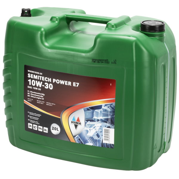 VIIMA SEMITECH POWER E7 10W-30 20L - WKOM1030E-20 - IKH