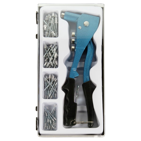POP RIVET GUN + RIVETS 100PCS - X002105 - IKH