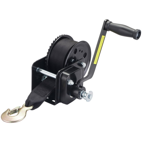 WINCH 727KG 7,5M STRAP AUTOMATIC BRAKE X009142JB