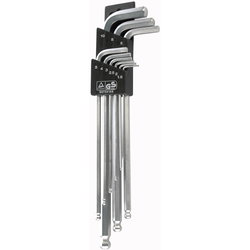 ALLEN KEY SET 9-PIECE 1,5-10MM XBH7100