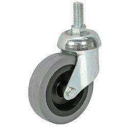 LÄNKHJUL SVÄNGBAR 80MM GRÅ XPS08022H