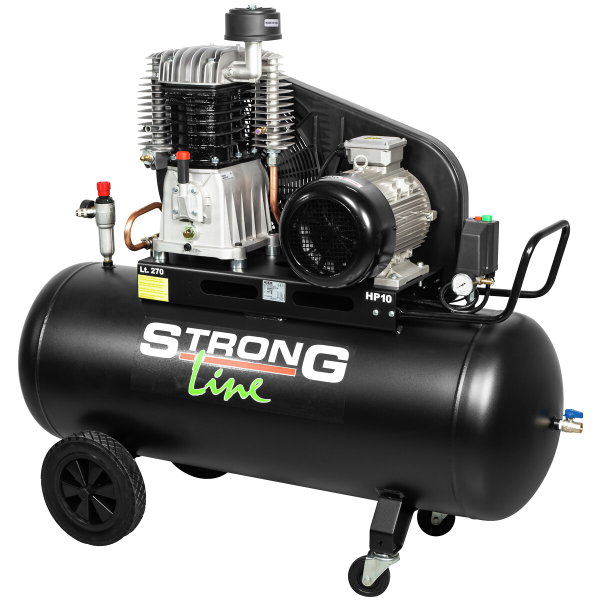 COMPRESSOR 3-PHASE 10HP 1300L/270L BLACK - XT2701300 - IKH