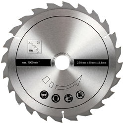CIRCULAR SAW BLADE 250X2,8X30MM Z24 XWV113A-65