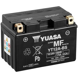 BATTERY YUASA MC 10,5AH AGM +- 150X87X105 YT12A-BS